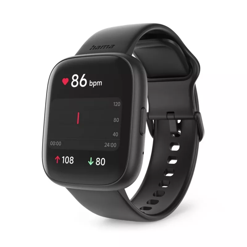 Smartwatch HAMA 4000 square nero — HAMA 4000 square, smartwatch nero