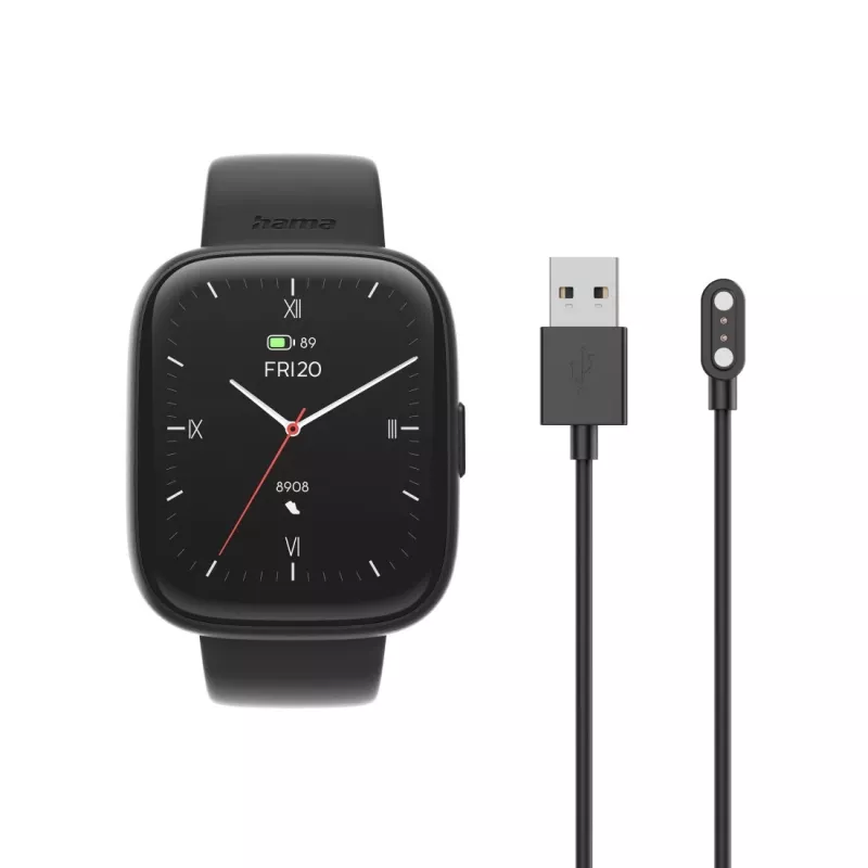 Smartwatch HAMA 4000 square nero — HAMA 4000 square, smartwatch nero