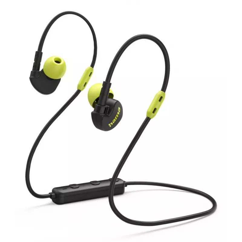Hama Freedom Athletics III cuffie wireless in-ear sportive nero, giallo