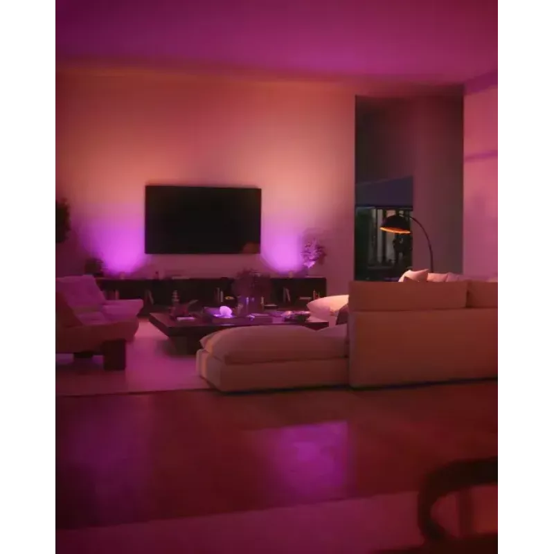 Philips Hue White and Colour Ambience Starterkit: 3 lampadine GU10 + interruttore dimmer + Bridge Pro