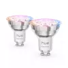 Philips Hue White and colour ambience Essential GU10 – faretto smart – 345 lm – 4,7 W – confezione da 2