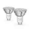 Philips Hue White and colour ambience Essential GU10 – faretto smart – 345 lm – 4,7 W – confezione da 2