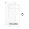 Bundle protezione PanzerGlass CARE 3-in-1 Feature Kick per iPhone Air — vetro temperato, PET, silicone, trasparente