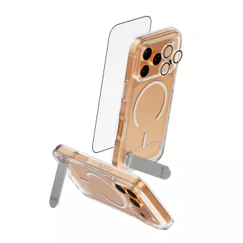 Custodia protettiva PanzerGlass CARE Feature Kick 3w1 per iPhone 17 Pro con copertura fotocamera in vetro