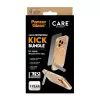 Bundle protezione schermo e custodia PanzerGlass CARE 3-in-1 Feature Kick per iPhone 17 Pro Max — vetro temperato, PET, silicone, trasparente