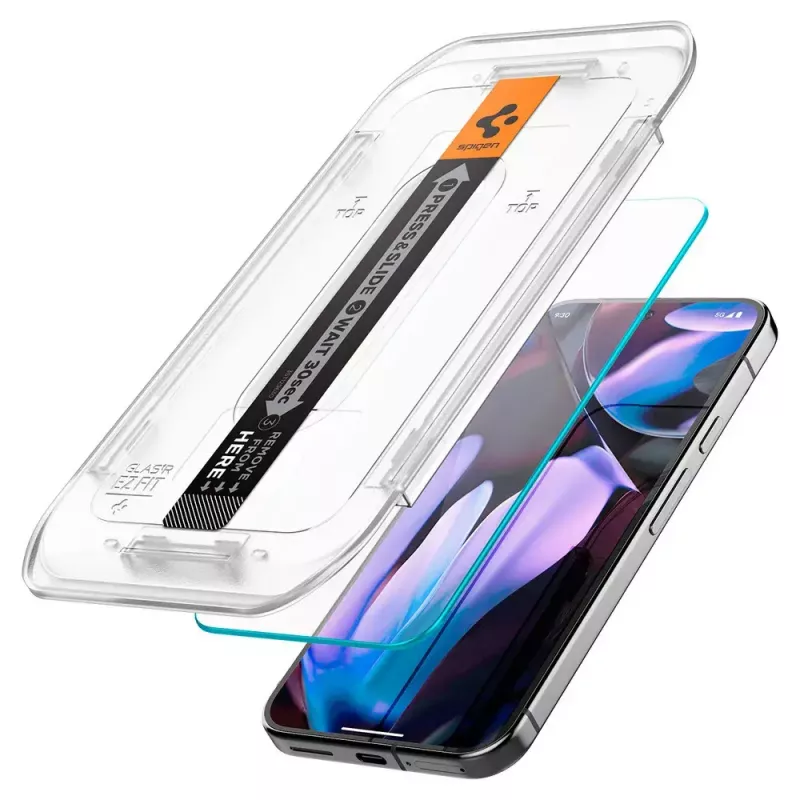 Spigen Glass Screen Protector EZ Fit GLAS.tR sottile per Google Pixel 9 / 9 Pro