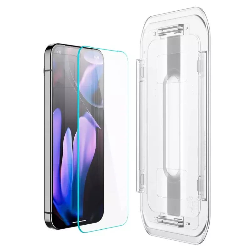 Spigen Glass Screen Protector EZ Fit GLAS.tR sottile per Google Pixel 9 / 9 Pro