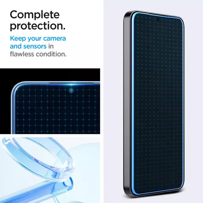 Vetro protezione schermo Spigen Galaxy S24 antigraffio antipolvere
