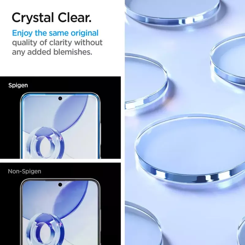 Vetro protezione schermo Spigen Galaxy S24 antigraffio antipolvere