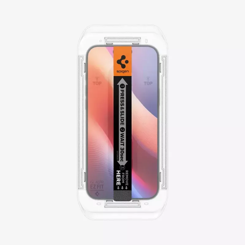 Spigen GLAS.tR EZ Fit Pellicola protettiva in vetro per iPhone 16 Pro Max / 17 Pro Max, confezione da 2, trasparente
