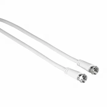 Hama 00205038 cavo coassiale 3 m F bianco