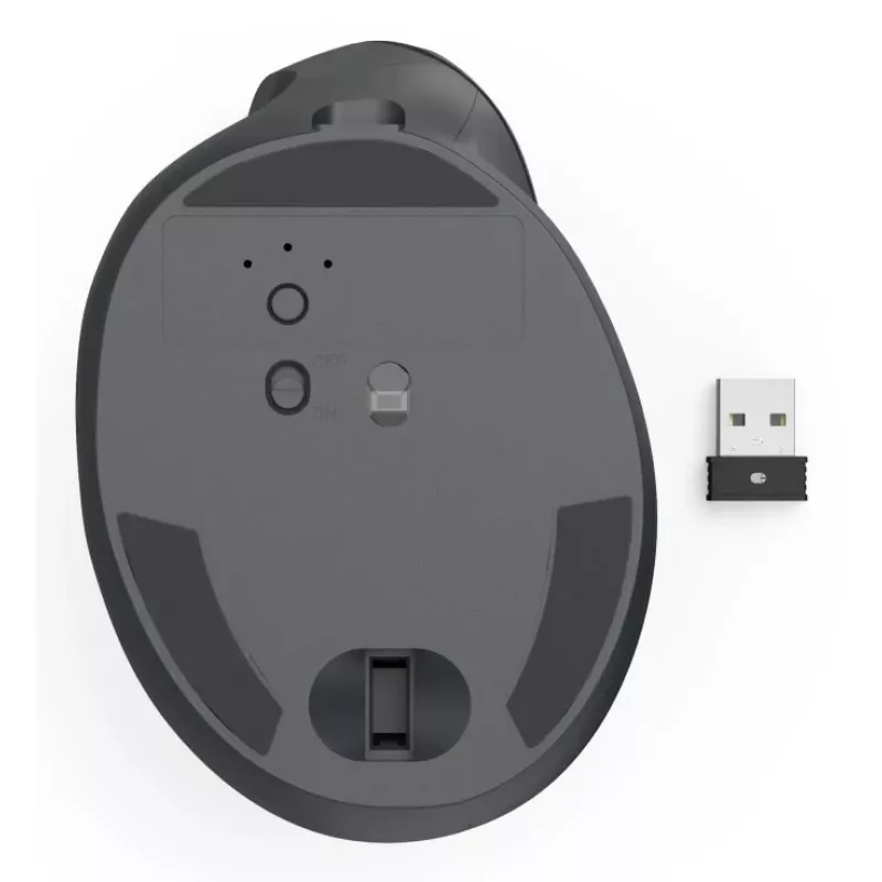 Mouse Hama EWM-600L ufficio per mancini RF Wireless + Bluetooth Ottico 1800 DPI