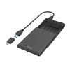 Hama 00200760 Case per HDD/SSD Nero 2.5