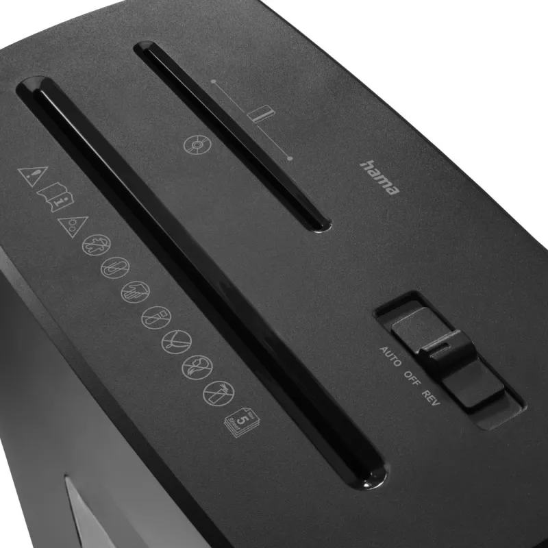 Hama Prime M50CD-B distruggidocumenti microtaglio 68 dB 22 cm nero