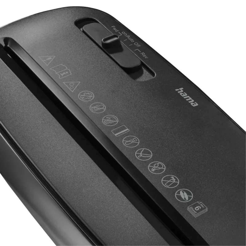 Hama Classic S61 distruggidocumenti taglio a strisce 72 dB 22 cm nero