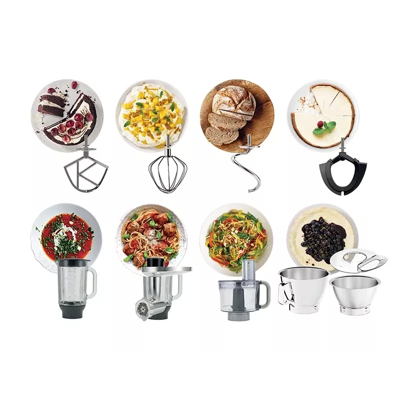 Kenwood KVC85.594SI robot da cucina frullatore 1200 W argento