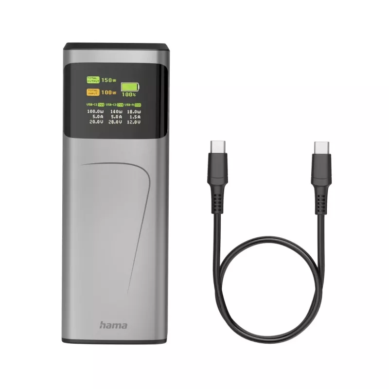 Hama High Power litio-ione (Li-Ion) 24000 mAh grigio