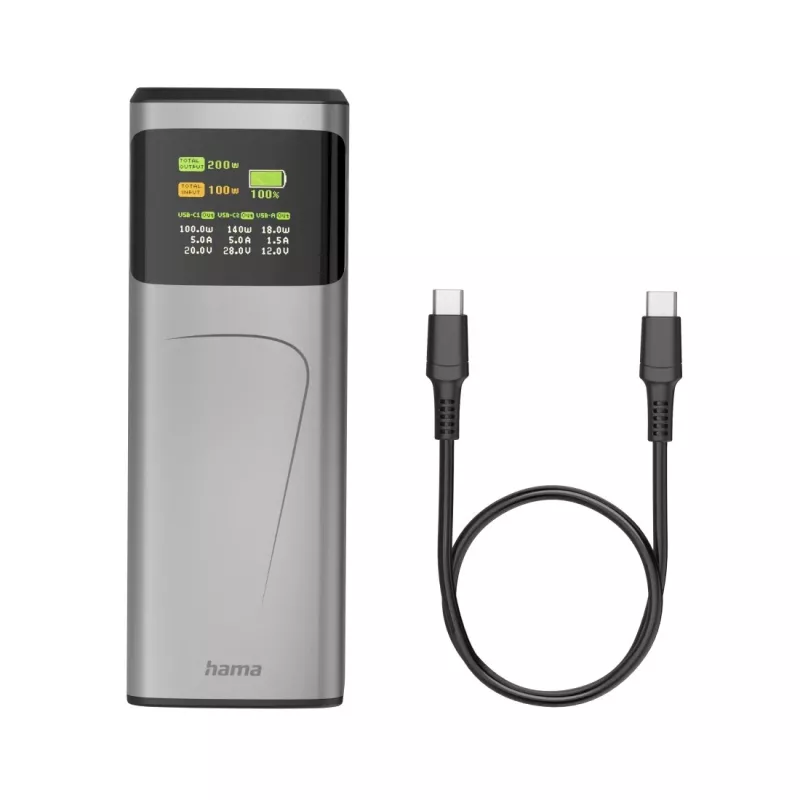 Hama High Power litio-ione (Li-Ion) 24000 mAh grigio