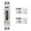 Contatore di energia monofase QOLTEC 50887 1 fase 230V LCD slim