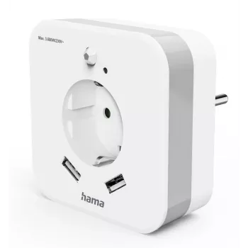 Luce notturna da innesto Hama 00223507 bianco caldo LED 3000K