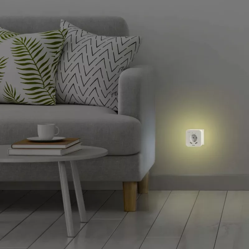 Luce notturna da innesto Hama 00223507 bianco caldo LED 3000K