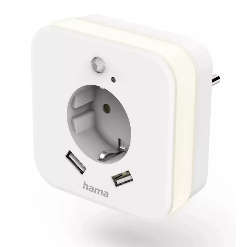 Luce notturna da innesto Hama 00223507 bianco caldo LED 3000K