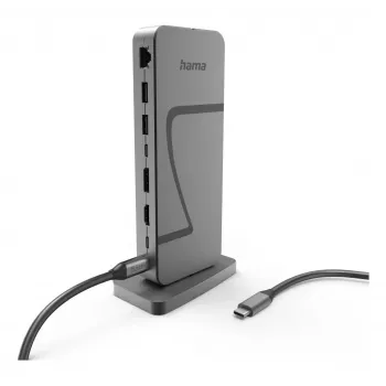 Hama Connect2Office Speed USB 3.2 Gen 1 (3.1 Gen 1) Type-C 40000 Mbit/s antracite