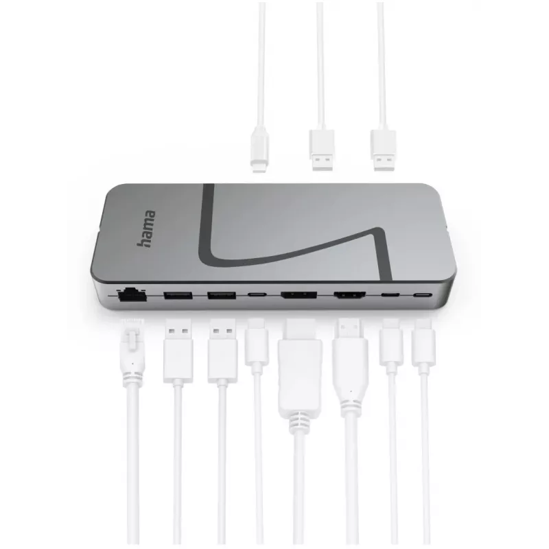 Hama Connect2Office Speed USB 3.2 Gen 1 (3.1 Gen 1) Type-C 40000 Mbit/s antracite