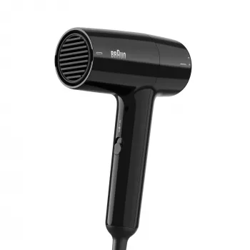 Asciugacapelli BRAUN BRHD150E 1500W design compatto, 1500 W, manico pieghevole