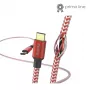 Cavo USB Hama Reflective USB 2.0 1,5 m USB C rosso