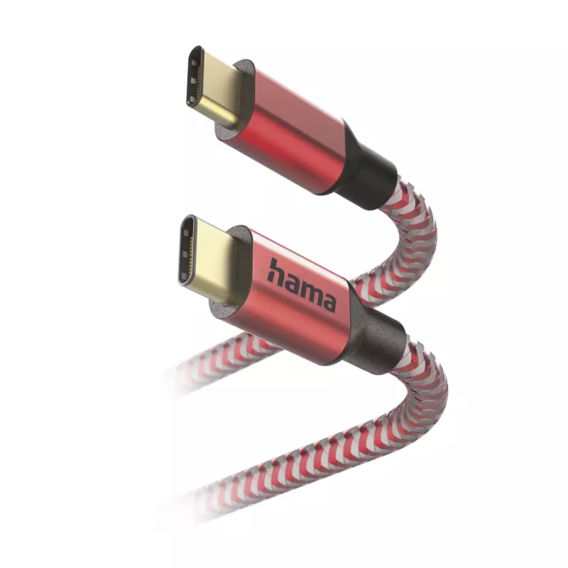 Cavo USB Hama Reflective USB 2.0 1,5 m USB C rosso