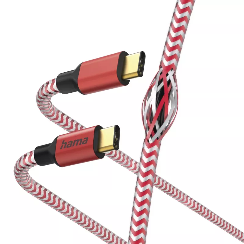 Cavo USB Hama Reflective USB 2.0 1,5 m USB C rosso