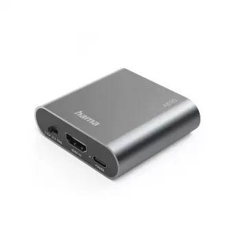 Splitter audio Hama 00205100 argento HDMI 3,5 mm