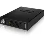 ICY BOX telaio estraibile per hard disk MB991IK-B, 6,40cm (2.5), SAS - SATA, alta qualità, telaio estraibile in alluminio nero per hard disk da 6,40cm (2.5) con S