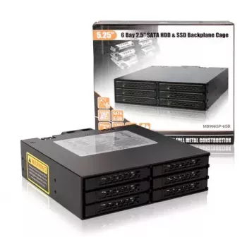 Disk-Array Icy Dock MB996SP-6SB nero