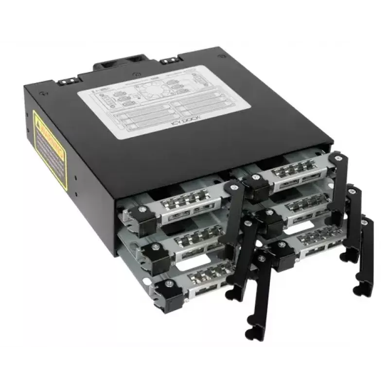 Disk-Array Icy Dock MB996SP-6SB nero