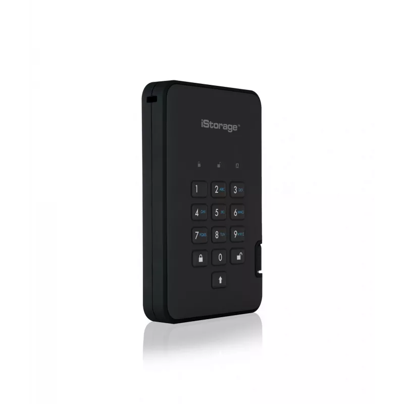 HDD iStorage 2 TB USB 3.2 diskAshur2 Nero IS-DA2-256-2000-B