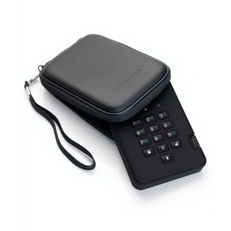 HDD iStorage 2 TB USB 3.2 diskAshur2 Nero IS-DA2-256-2000-B