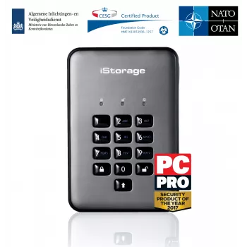 iStorage diskAshur PRO2 1 TB USB 3.2 Disco rigido esterno