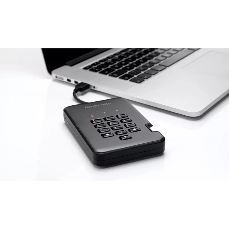 Disco rigido iStorage 2 TB USB 3.2 IS-DAP2-256-2000-C-G