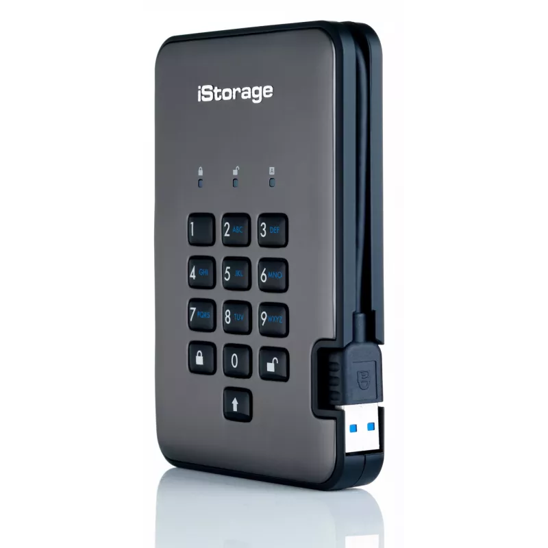 SSD iStorage 512 GB 2,5 pollici USB 3.2 IS-DAP2-256-SSD-512-C-G