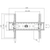 Staffa a parete InLine 23117A per TFT LED Plasma 32-70 pollici
