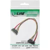 InLine Cavo dati + alimentazione SATA SATA 6Gb/s maschio / femmina 0.50m