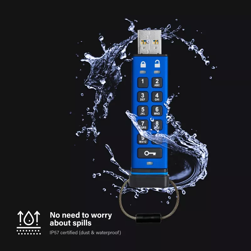 Chiavetta USB iStorage 128 GB USB Type-A IS-FL-DA3-256-128