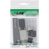 Connettore maschio RJ45 InLine Cat.8.1 2000MHz, assemblabile sul campo, schermato, con ghiera a vite