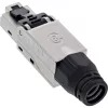 Connettore maschio RJ45 InLine Cat.8.1 2000MHz, assemblabile sul campo, schermato, con ghiera a vite