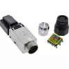 Connettore maschio RJ45 InLine Cat.8.1 2000MHz, assemblabile sul campo, schermato, con ghiera a vite