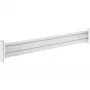 Pannello Slatwall InLine alluminio, per montaggio su tavolo, 1 m