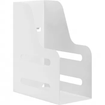 Portadocumenti Slatwall InLine 23182C bianco acciaio 261x122x291mm