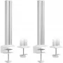 Colonna InLine 23181B alluminio bianco 43 mm altezza set da 2